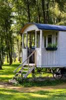 Pipowagen met terras
