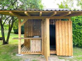 Bauershof, wo die Heidschnucken schlafen in der Eifel