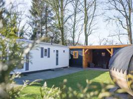 Luxe 6 persoons chalets met sauna en bubbelbad op de Veluwe.