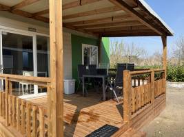 Verandachalet de luxe: 2 badkamers