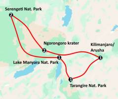 Beste van Tanzania (9 dagen) - cat. Premium