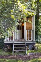 Glamping an der Leie: Zigeunerwagen mit Whirlpool und Sauna