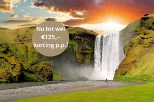 STUNTAANBIEDING Vliegreis Reykjavik, incl. appartement en huurau