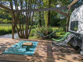 Campingplatz in Le Heron, Normandie