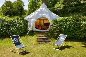 Glamping am See nahe der Ostsee