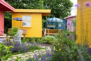 Einzigartiger Wohnwagen an den Vinkeveense Plassen