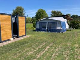 Wunderschöner Mini-Campingplatz im Polder in der Nähe des Noorde