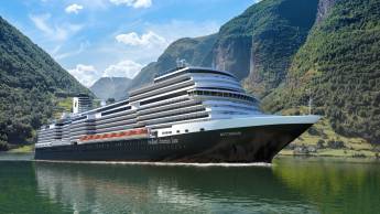 Holland America Line Rotterdam - afvaart Rotterdam