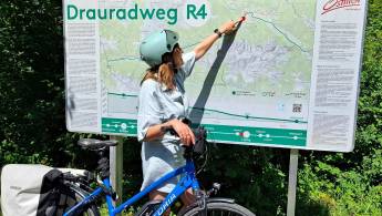 Fietsvakantie Dromen langs de Drau