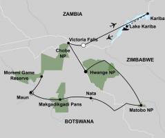 Expeditie Botswana en Zimbabwe (17 dagen)