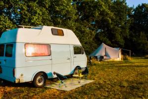 Kleiner Campingplatz in Groningen