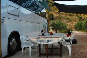 Chillen zwischen den Oliven