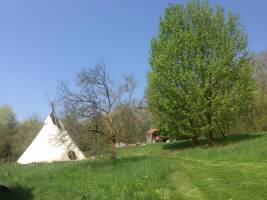 Camping nahe des Naturschutzgebietes Meißner