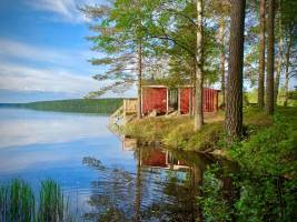Schwedische Idylle am See – Umweltfreundlich