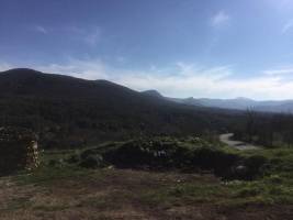 GR36 Mouthoumet - les Hautes Corbières - mit Blick auf Bugarach