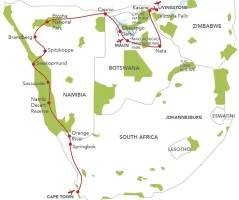 Op avontuur door Zuid-Afrika, Namibië, Botswana & Victoria water
