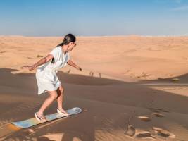 Zand boarden in Swakopmund