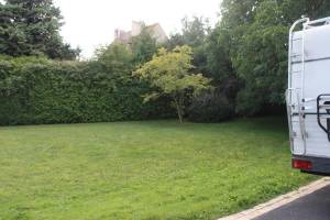 Campingplatz in Cauvicourt, Normandie, zwischen Caen und Falaise