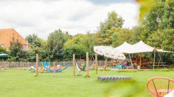 Kleiner attraktiver Campingplatz mit Alpakas