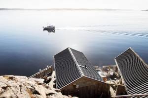 Strandflickorna Husen vid Havet