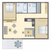 6-persoons appartement