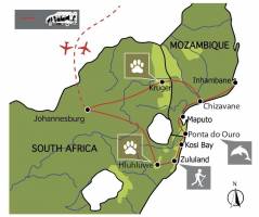 Mozambique en Zuid-Afrika, Beach & Bush (18 dagen)
