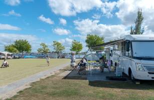 Comfortplaats aan voetbalveld