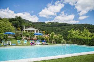 Vakantiehuis in Antognano met zwembad, in Toscane.