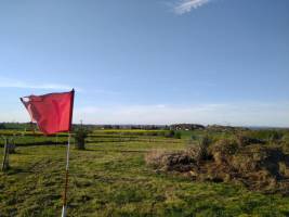 Campingwiese mit Fernblick am Fuße des Siebengebirges bei Bonn