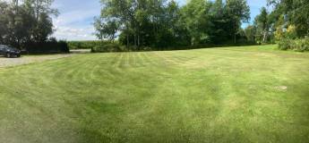 Am Deich der Eider in Nordsee Nähe